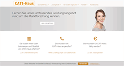 Desktop Screenshot of cati-haus.net