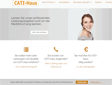 Tablet Screenshot of cati-haus.net